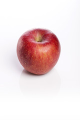 fresh apple isolated white.