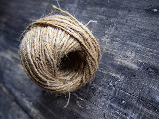 roll of brown twine