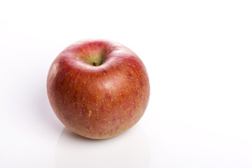 fresh apple isolated white.
