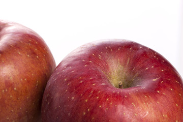 fresh apple isolated white.