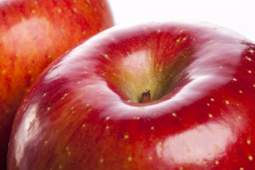 fresh apple isolated white.