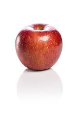 fresh apple isolated white.