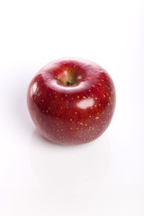 fresh apple isolated white.