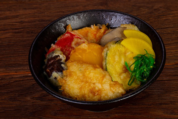 Vegan vegetable tempura