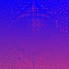 Bright blue purple halftone pattern. Soft dynamic lines. Abstract vector illustration with dots. Modern polka dots background