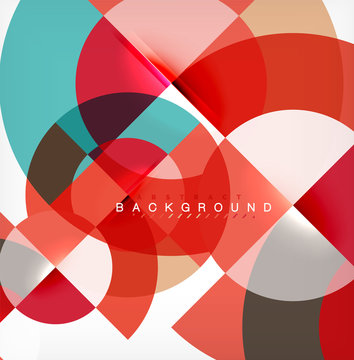 Modern circle abstract background