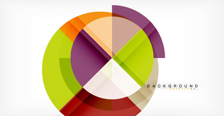 Fototapeta premium Wektorowy okręgu abstrakta tło