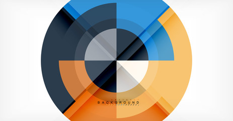 Obraz premium Vector circle abstract background
