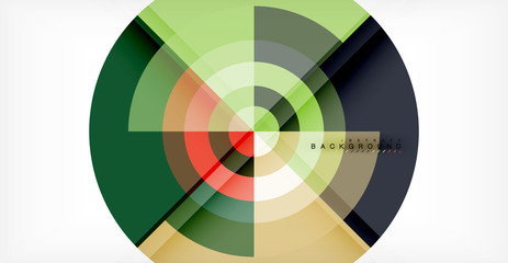 Obraz premium Vector circle abstract background