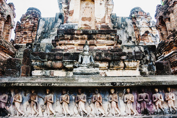 Ruin of Historical park, world heritage of Thailand