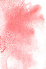 Fototapeta premium Red watercolor paint background.