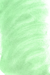Green watercolor paint background.