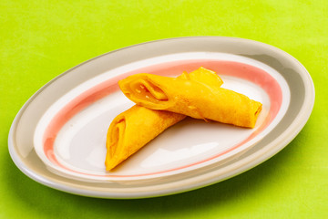 マーマレードのクレープ