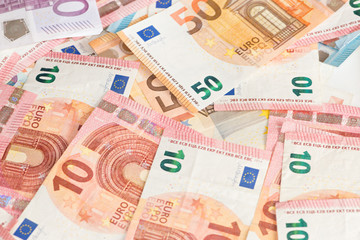 Fototapeta na wymiar Banknotes of the european union