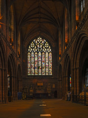 Fototapeta na wymiar Chester Cathedral (Interior)