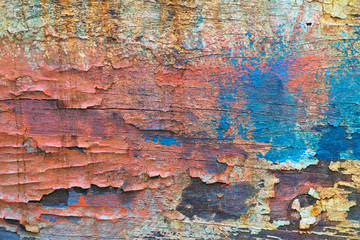 Texture of old colorful wood pattern for background.