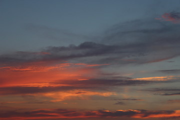 evening sky