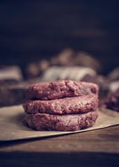 Beef patties food photography recipe idea