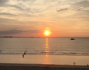 Coucher de soleil &agrave; Saint Malo