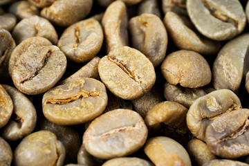 Green coffee beans