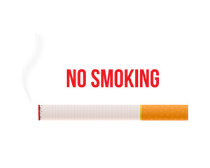 Concept of healthy lifestyle and fighting with no smoking.