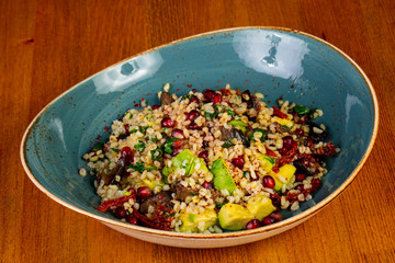 Tabbouleh with avocado