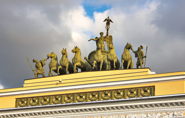 Obraz premium Palastplatz- II - St. Petersburg
