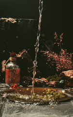 retro grape water