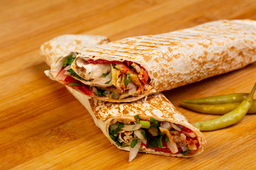 Doner Kebab with meat