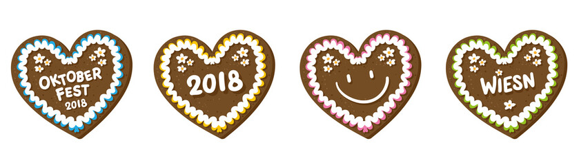 Lebkuchenherzen Oktoberfest 