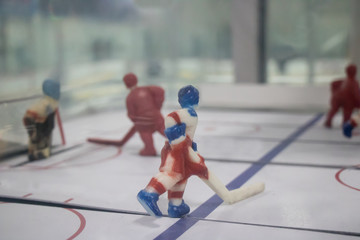 Fototapeta premium Foosball Hockey at a Hockey Arena