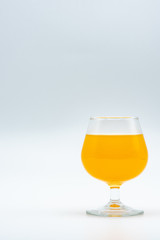 One glass of orange juice
