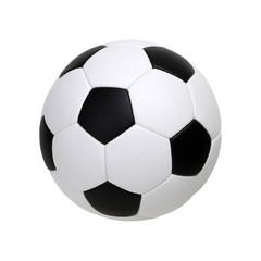 Fototapeta premium soccer ball on white
