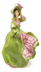 Porcelain female figurine