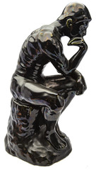 Small The thinker statue