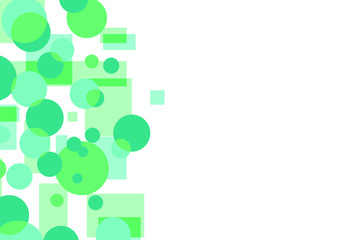 Geometric rectangular abstract background with circle shape , Vector illustration.