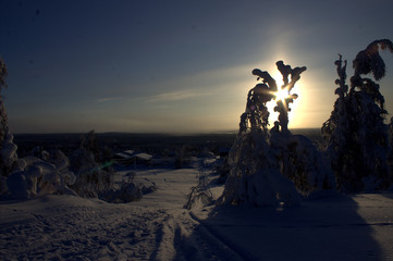 Sunset in Sweden