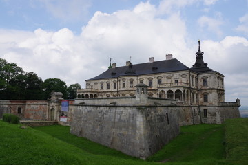 Fototapeta na wymiar old castle and fortress walls