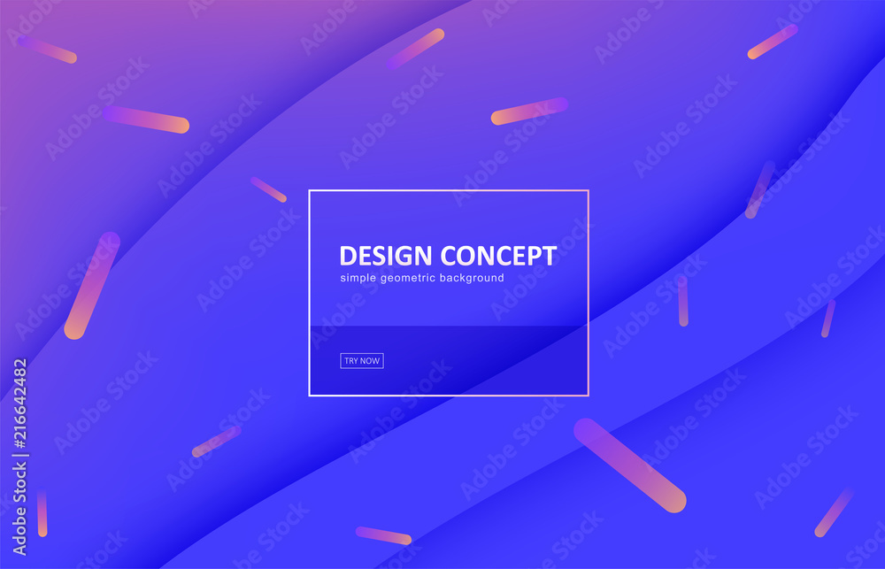 Poster abstract background, gradient geometric vector design. graphic pattern in minimal style. dynamic mot