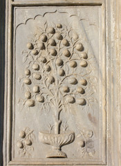 Ottoman marble carving art detail