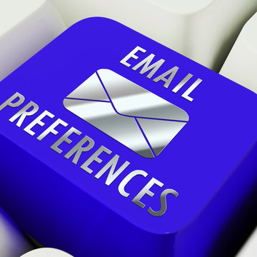 Email Preferences Mailbox Profile Settings 3d Rendering