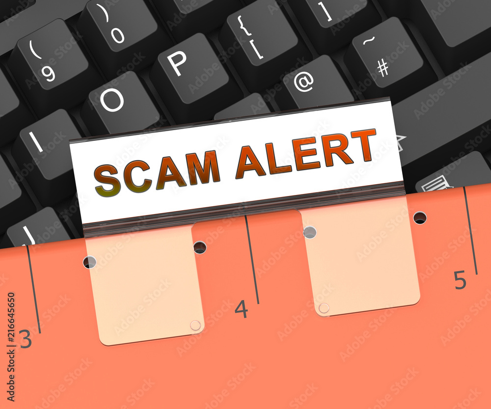 Poster malicious emails spam malware alert 3d rendering