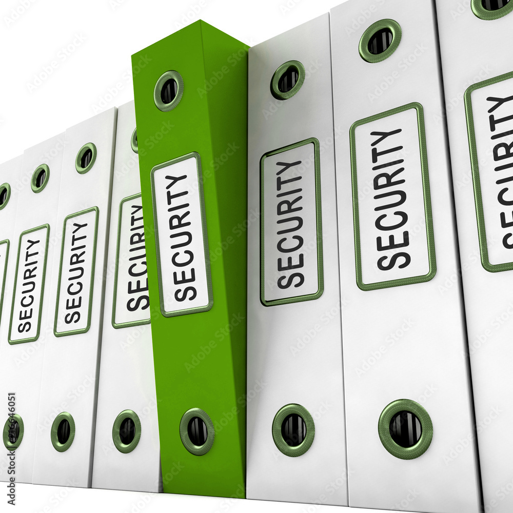 Aufkleber cybersecurity business cyber security manager 3d rendering