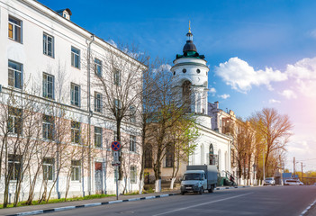 Naklejka premium Скорбященская церковь в Твери Skorbyashchenskaya Church in Tver