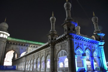 Fototapeta na wymiar Mecca mosque, Hyderabad, India