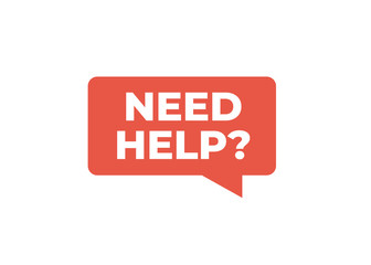 Need help sign. Support service, volunteering vector sign