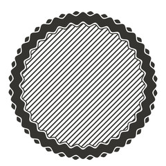 circular lace stamp icon vector illustration design