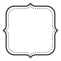 elegant and classic frame vector illustration design