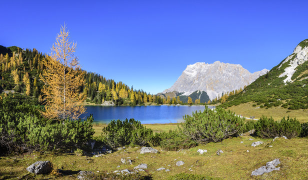 Herbst-Impressionen aus dem Tiroler Ausserfern am Seebensee