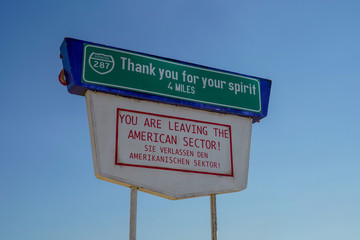 american street sign